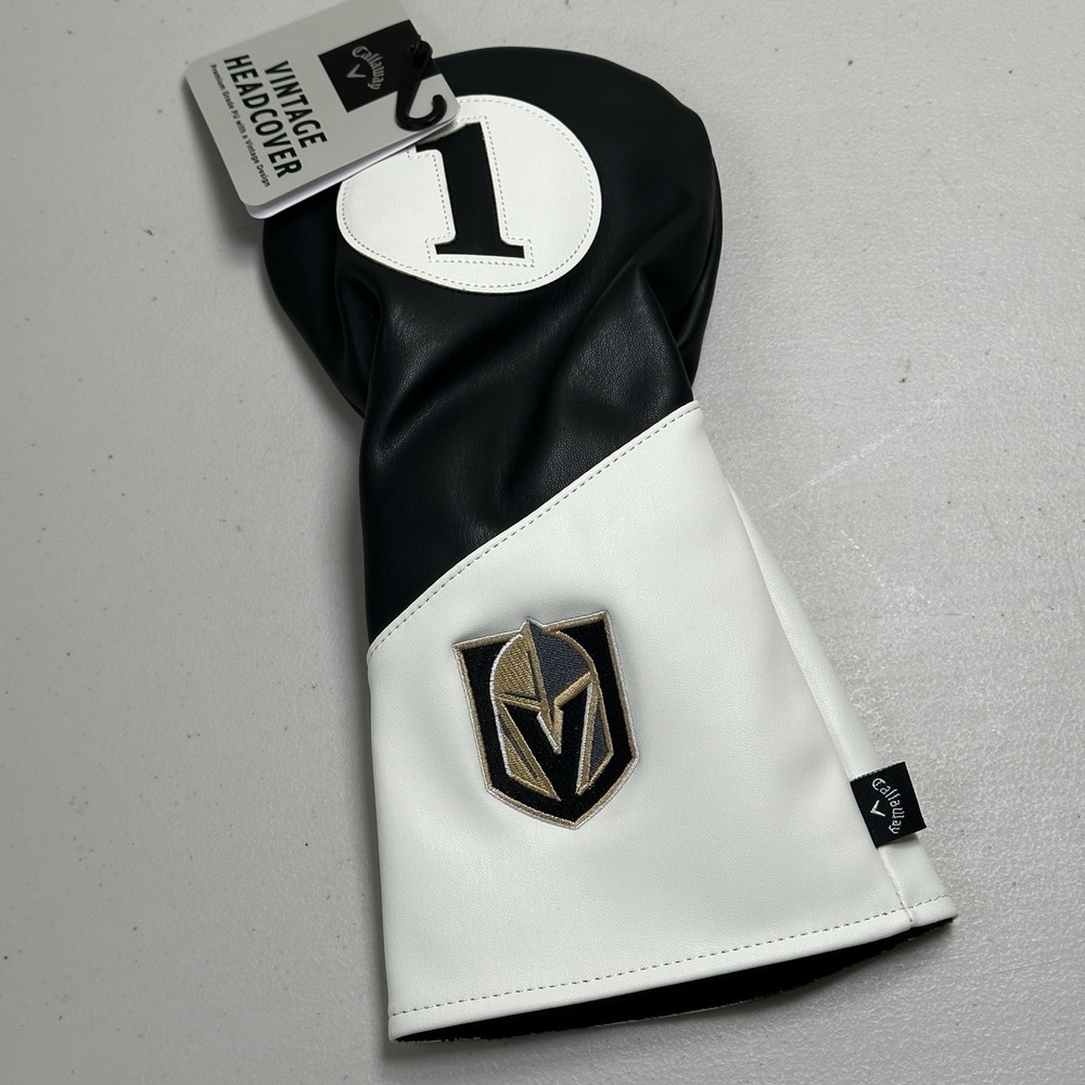 Callaway Vintage Headcover Driver White Black #1 Las Vegas Golden Knights